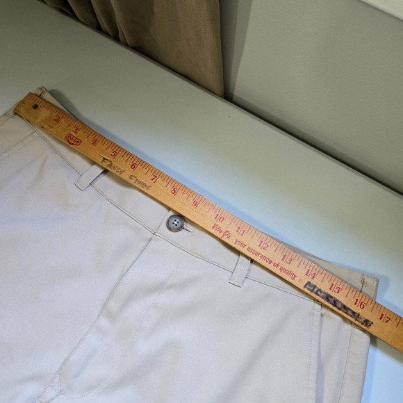 Mizzen Main Baron Pants Mens 32x30‎ Beige Twill Chino Tapered Office Casual - Picture 9 of 13